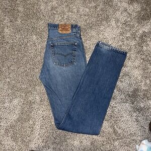 Vintage Levis 501 Jeans Mens 32x38 Blue Straight‎ Leg Mid-late 80s Denim USA